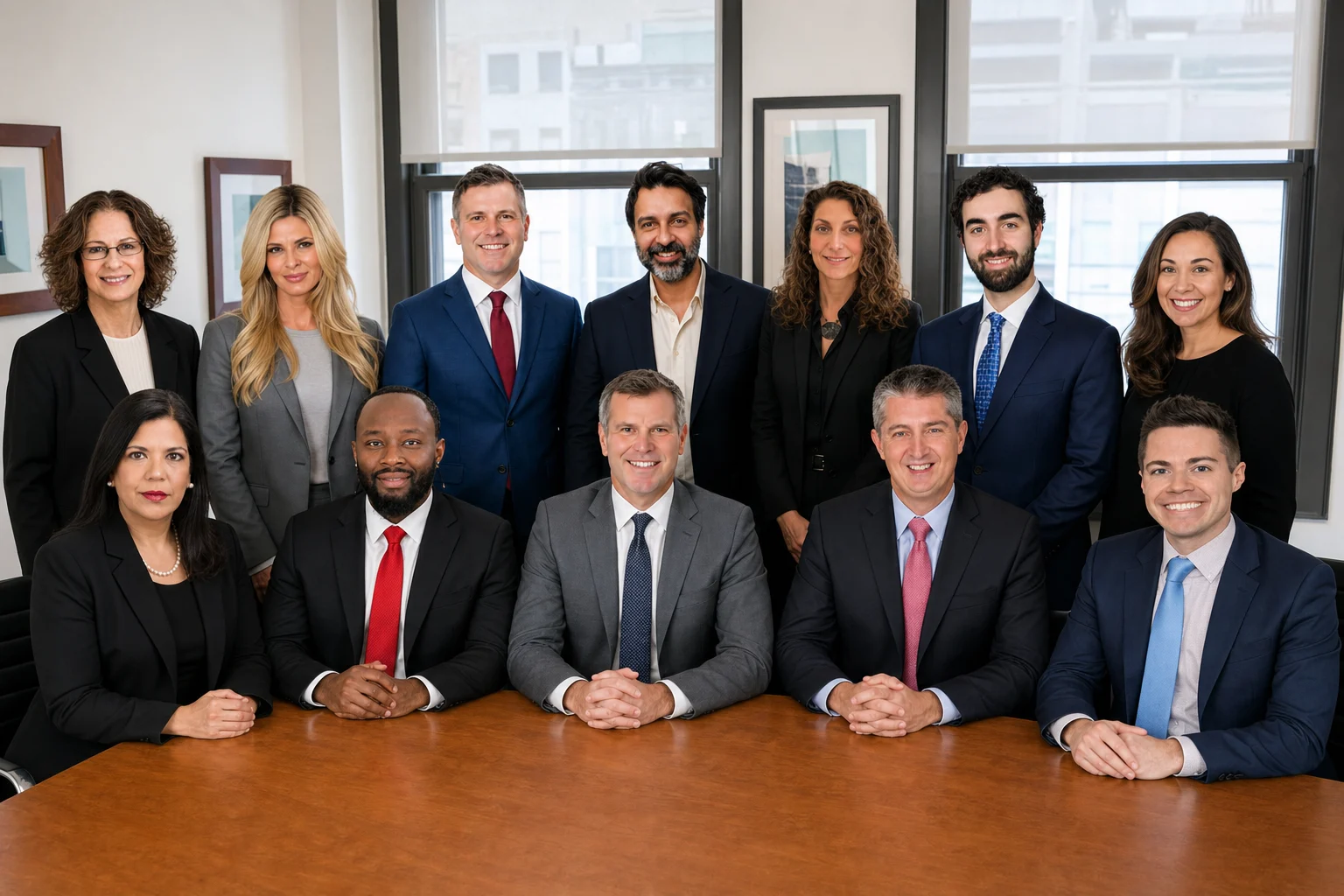 Current Talento Legal and Petersan recruiting team in the New York office